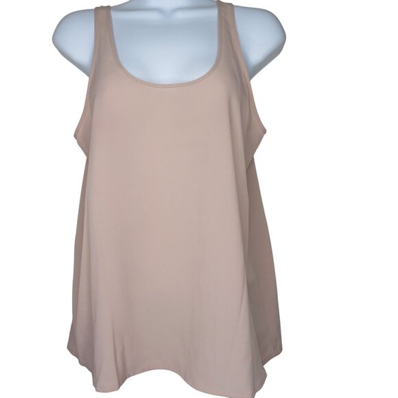 New Frenchi Womens XS Blush Pink Sleeveless Top Tank Polyester Spandex - Picture 4 of 10